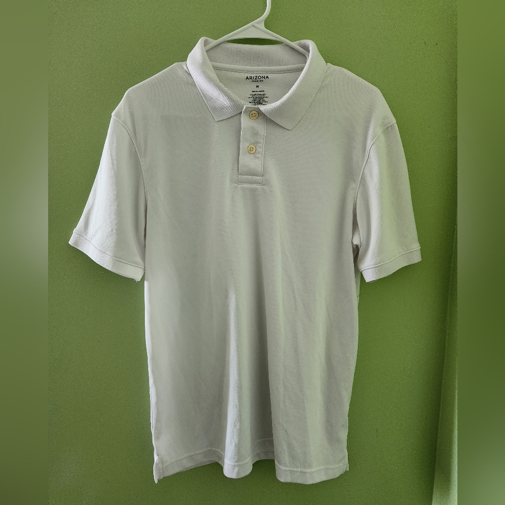 Men's White Polo Shirt